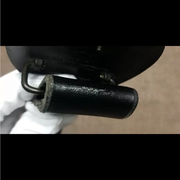 ADM Award Design Medals Texas Solid Brass Buckle Black Leather Belt Norman OK - Picture 13 of 13